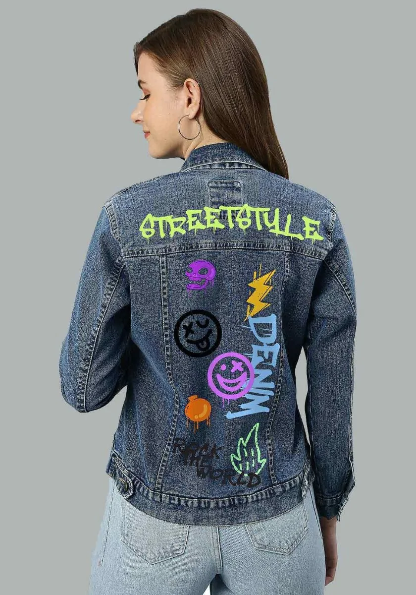 Street Culture Women Denim Jacket