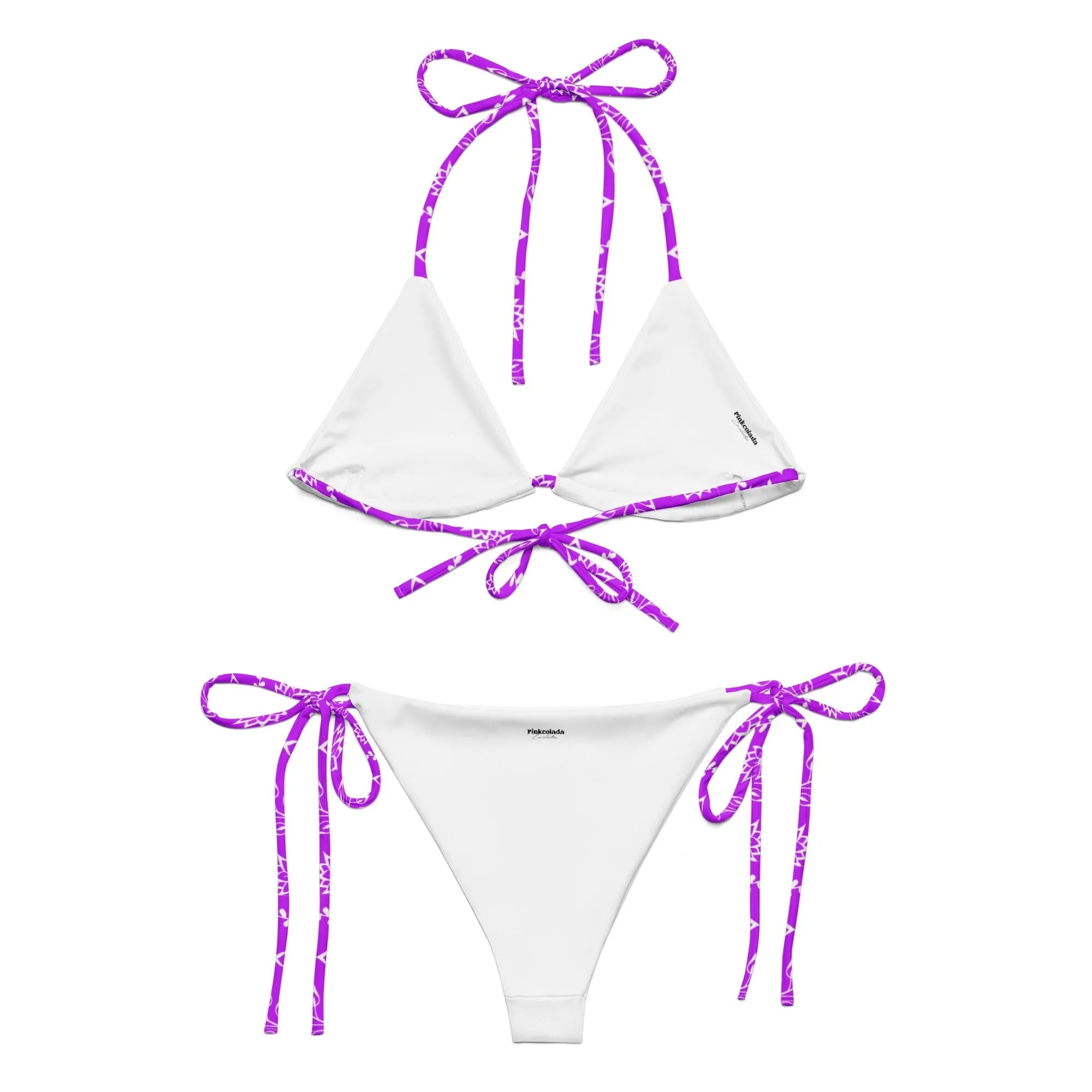 STRING BIKINI SET ECO -GARDEN PARTY LAVEN