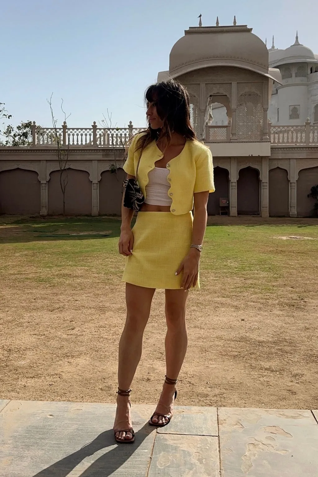 Sunday Yellow Mini Skirt