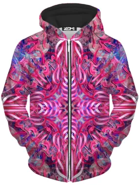 Taffy Waves Unisex Zip-Up Hoodie