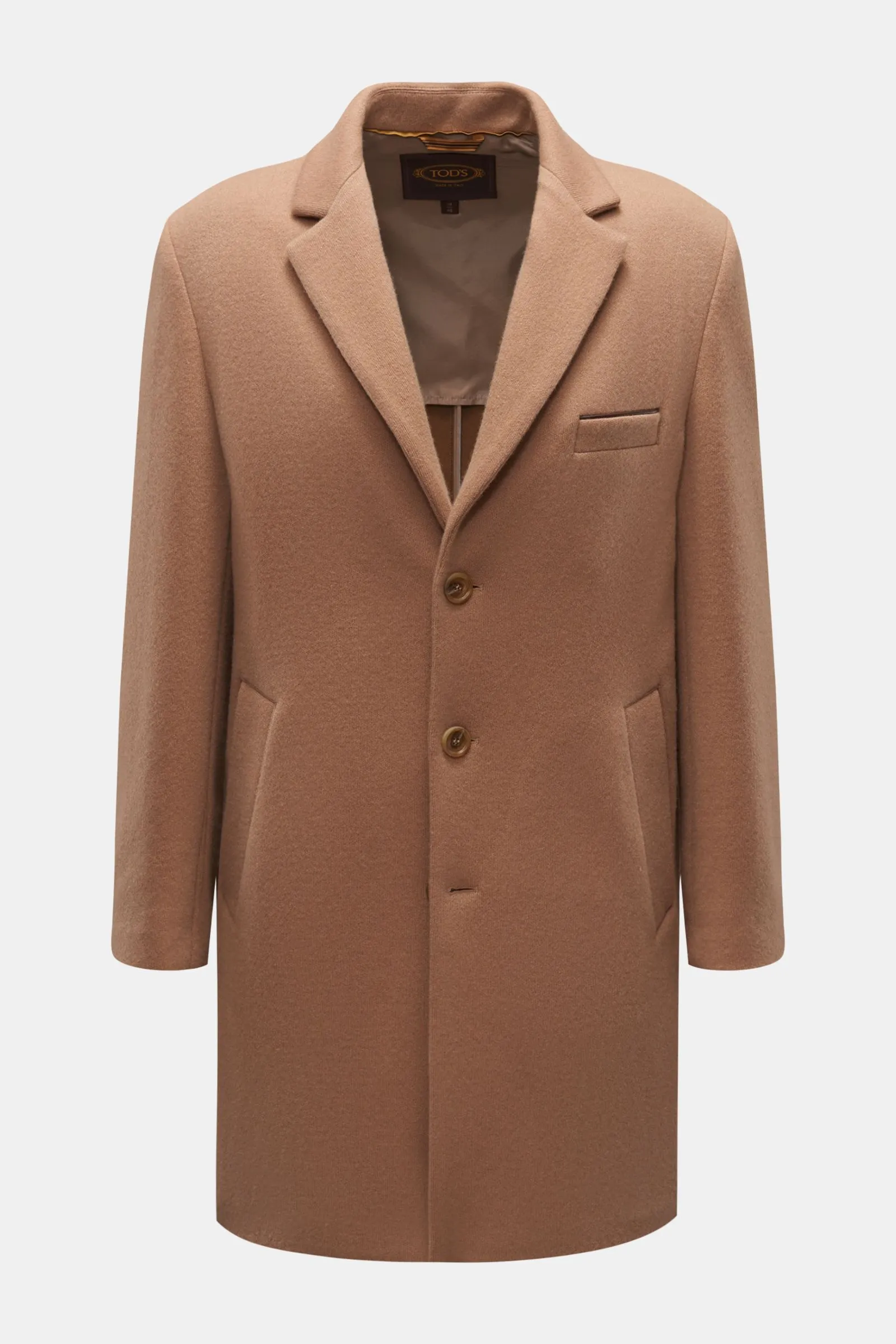 TOD'S wool coat camel