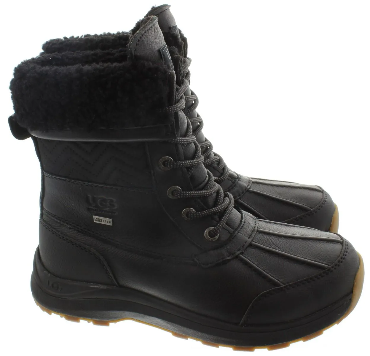 UGG Ladies Adirondack 3 Nylon Boots In Black