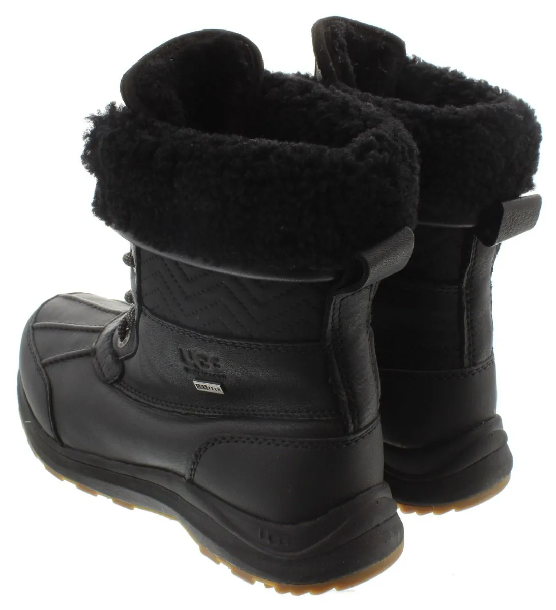 UGG Ladies Adirondack 3 Nylon Boots In Black