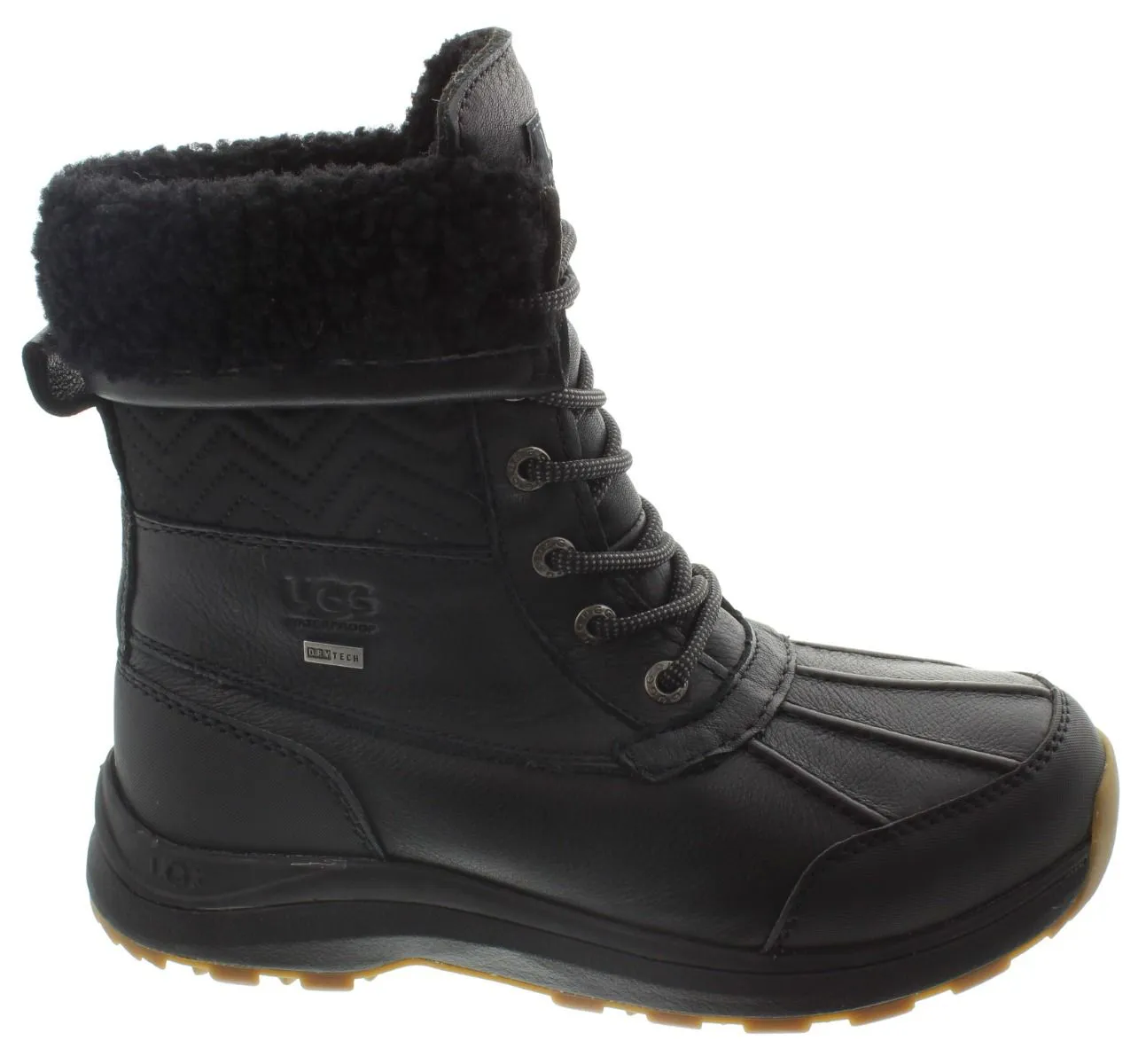 UGG Ladies Adirondack 3 Nylon Boots In Black