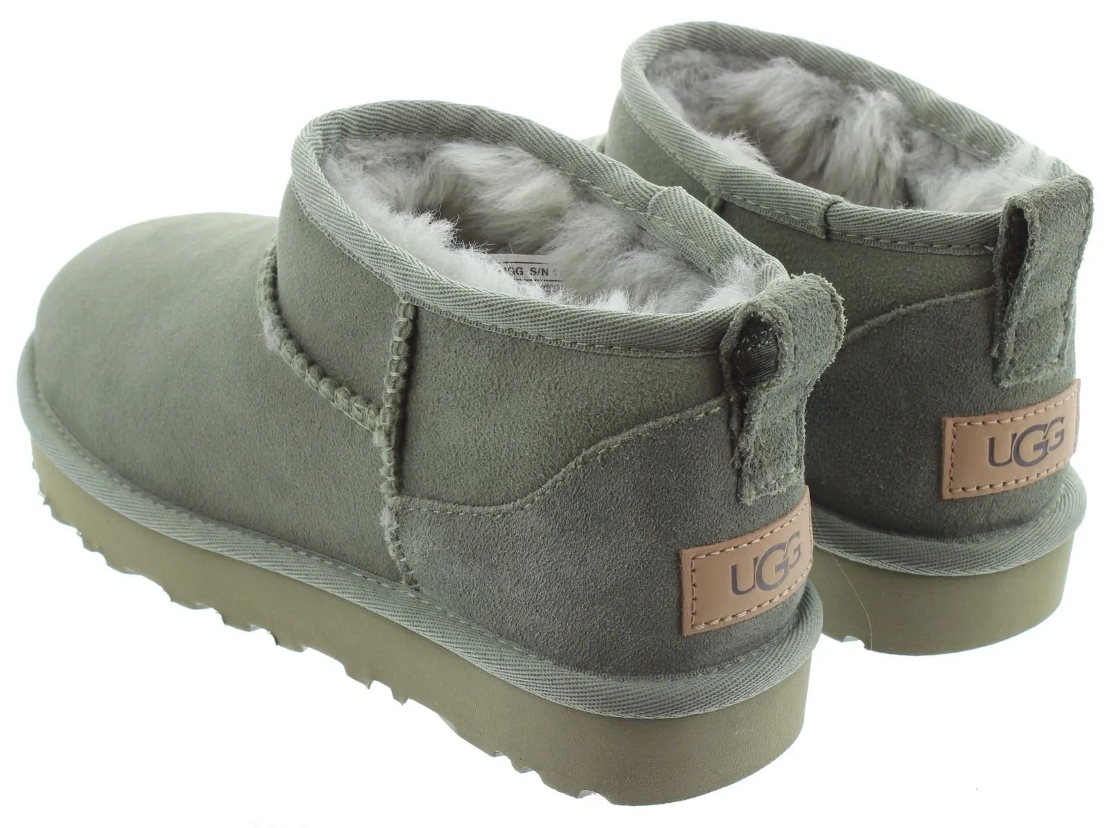 UGG Ladies Classic Ultra Mini Boots In Clover