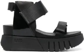 United Nude Delta Run platform sandals Black