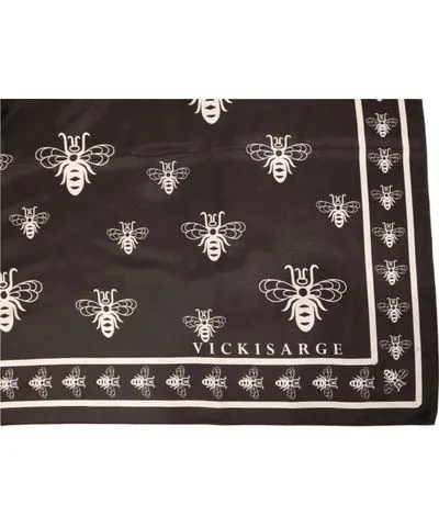 Vickisarge Women's The Silk Bee Scarf In Black