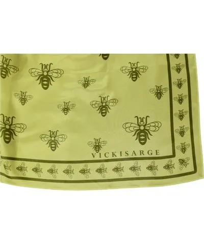 Vickisarge Women's The Silk Bee Scarf In Green