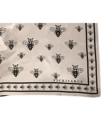 Vickisarge Women's The Silk Bee Scarf In White