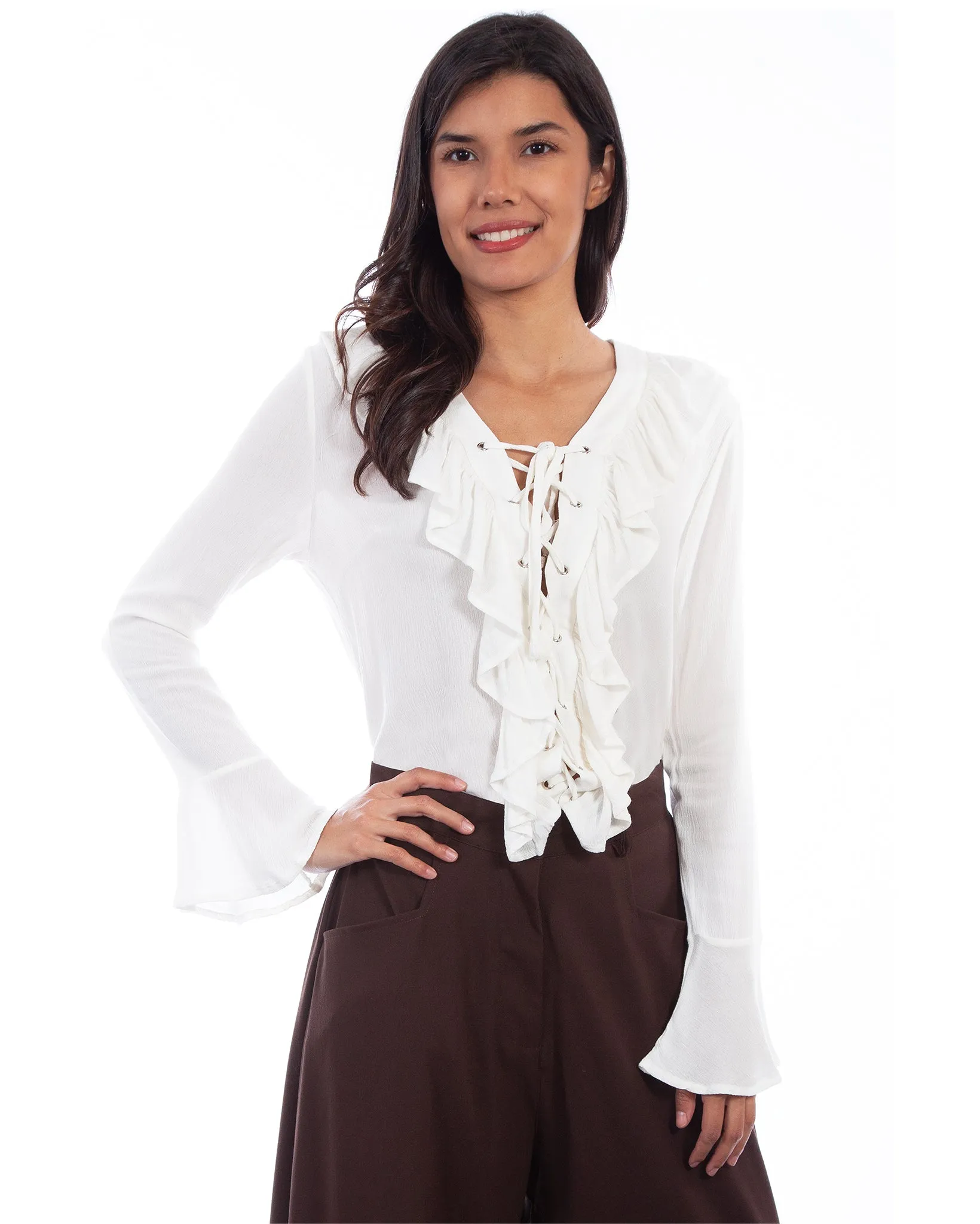 Women's Ruffled Blouse