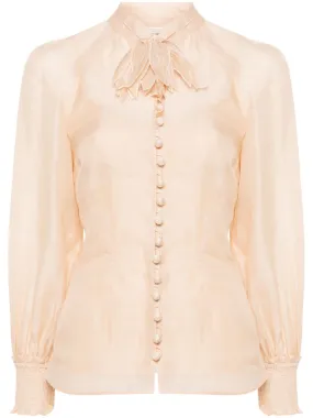 ZIMMERMANN Illustration blouse - Neutrals